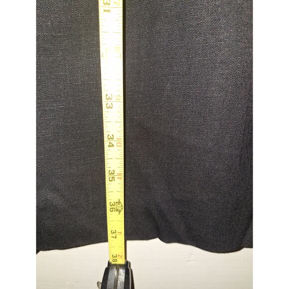 Vintage Depeche Mode S 12‎ Black Dress With Gold Buttons Dark Academia Nautical - Picture 5 of 9